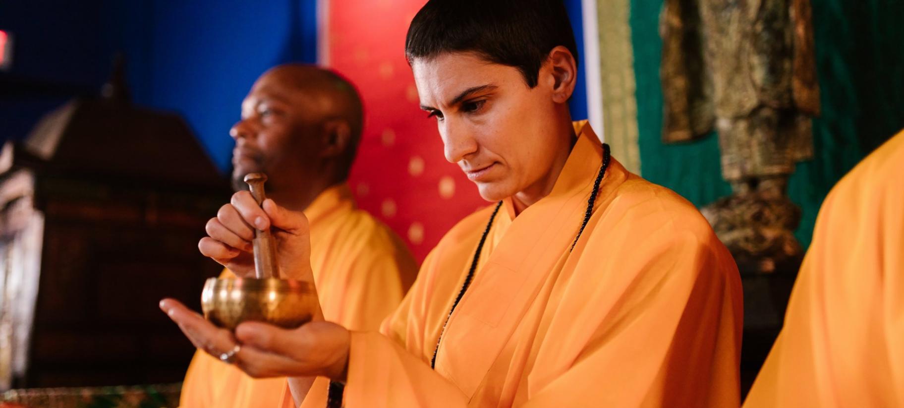 Práctica de grupo durante formación